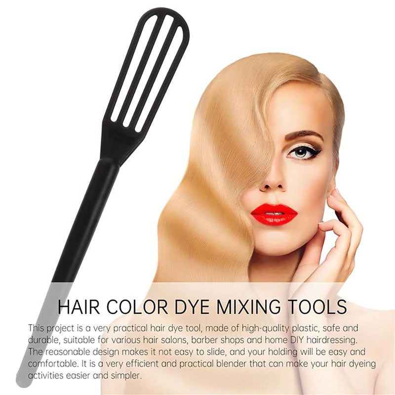 DIYstore, 10 PCS Plastic Hair Coloring Mixer,Hair Color Whisks Dye Cream Mixer,Tint Color Cream Colorful Spoon Applicator Hair Bleaching Highlight Tool for Home Barber Shop Salon - Image 2